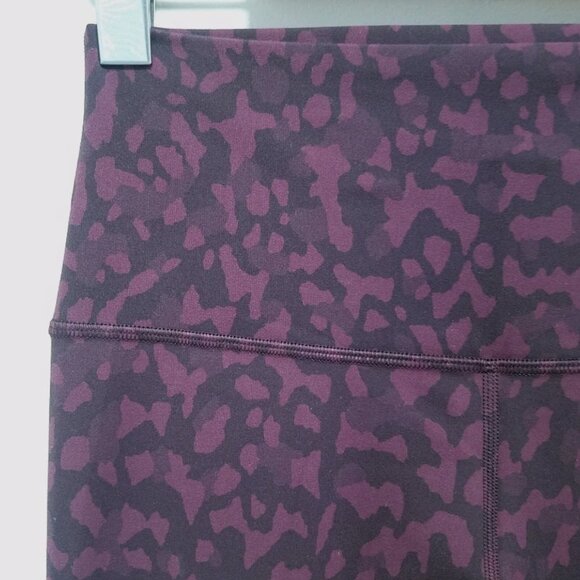 Lululemon Align Women's 6 Small Pant II Formation Camo Purple Adobe Multi Dark - Picture 5 of 13